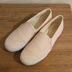 Keds Light Pink Perforated Slip-On Sneakers